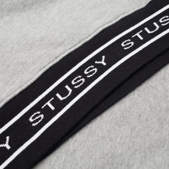 Stussy Jacquard Rib Hoodie in Gray (S) - Picture 4 of 5